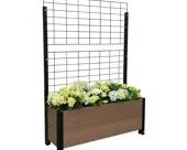 New in Box! Trough Planter Box Raised Garden Bed With Trellis Wood Plastic; Asking $100 for set OBO