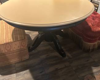 Kitchen table, 52” round.