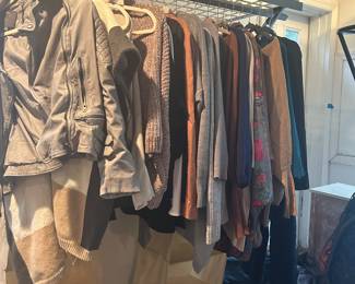 Women’s clothing. Some designer, large - XL.