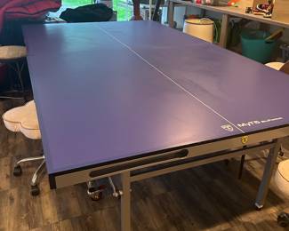 Ping pong table.