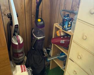 Bissell vacuum, Revolution carpet cleaner, steamer, dirt devil and cordless hand vac