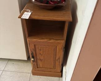 side table and retro  nut dish