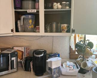 microwave, Keurig, Britta