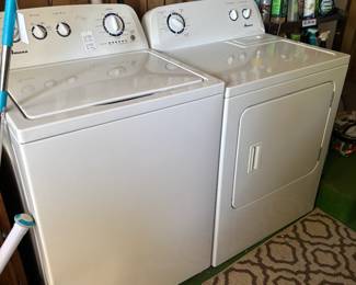 Amana top load and Electric dryer