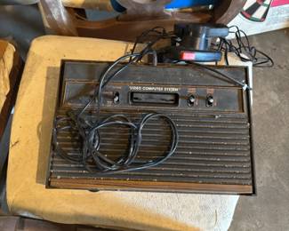 Atari console and controllers