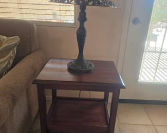 Table light with Pier 1 end table