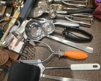 Several utensils