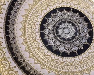 Ornate decorative bowl.