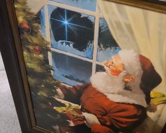 Santa Claus framed.