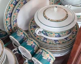 Very high-end dinnerware set.