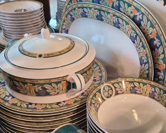 Very high-end dinnerware set.
