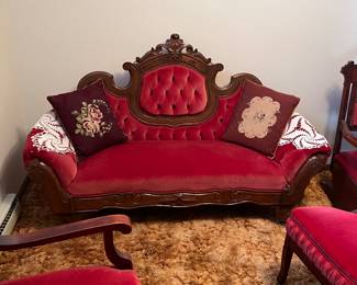 Vintage set of Victorian furniture