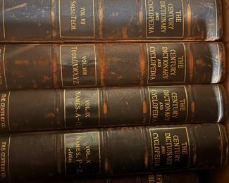 “The Century Dictionary and Cyclopedia” as well as “History of the World” books from 1895