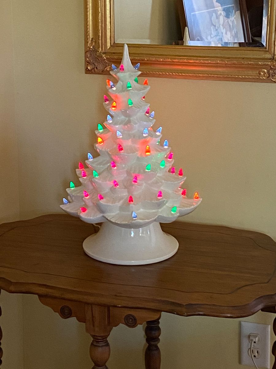 Wonderful attic find!  Vintage and in PERFECT condition!  It is stunning.