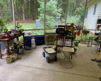 More patio items