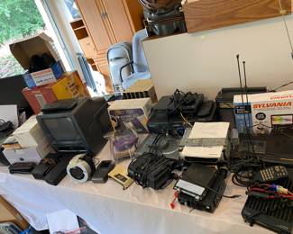 Electronics. Even old transistor radios that work!