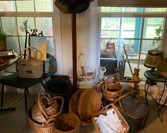 Baskets galore.