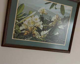 Tasteful artwork in every room.