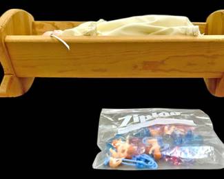 Vintage Baby Doll, Crib, And More