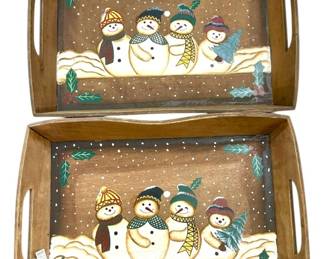 Snowmen Trays New