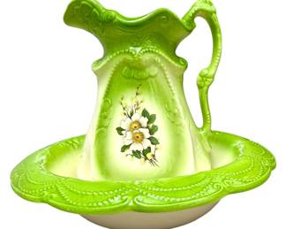 Antique England Ironstone Pitcher