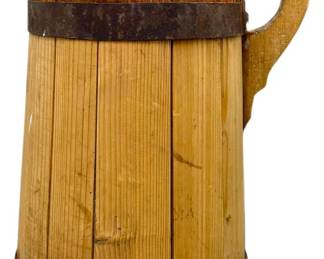 Vintage Wooden Pitcher