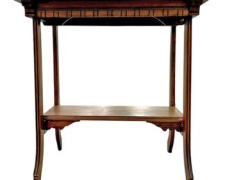 Vintage Two Tier Wooden Side Table