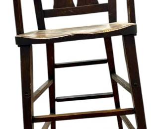 Antique Wooden High Chair