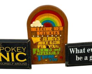 Wooden Message Signs