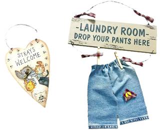 Laundry Decor Sign And More