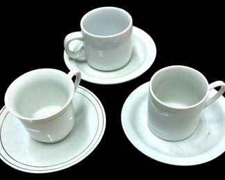 White Tea Cups And Saucers