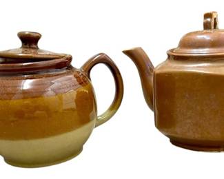 Vintage Brown Tea Pots