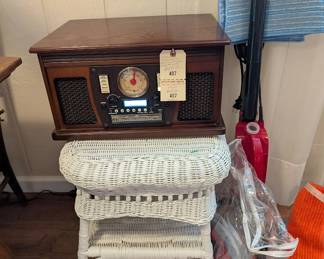 Record Player with Radio, CD, Cassette