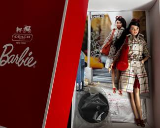 Open Box, signed insert, COACH Mattel Barbie