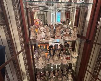 Collection of vintage Cordey porcelain figurines