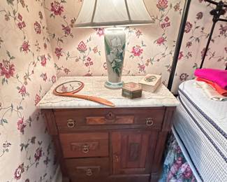 Marble top cabinet