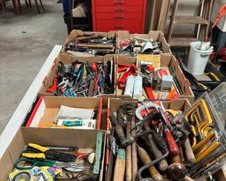 Tools - located in detached garage