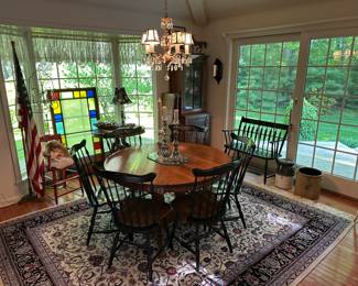 Dining room view