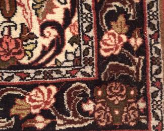 view of rug colors