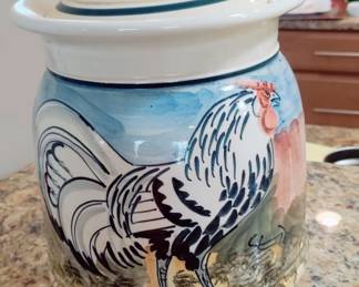 VINTAGE COL. WILLIAMSBURG CANISTER COOKIE JAR