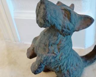 CAST IRON SCOTTIE HEAVY DOORSTOP