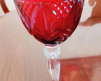 "Antique Rose", 1970's water goblets
