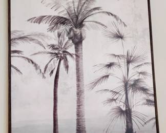 PAIR OF PALM TREE PRINTS - XLARGE