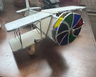 stained glass airplane