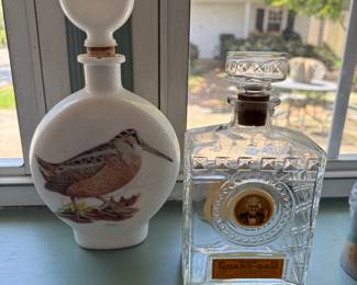 Vintage decanters