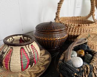 Antique baskets