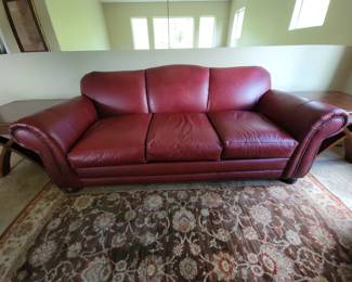 Leather Sleeper Sofa - $99.99