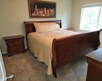 Queen Sleigh Bed - $9.99