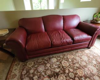 Leather Sleeper Sofa - $99.99