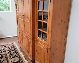 Entertainment Center Three Parts - Center TV Cabinet - Two Side Cabinets Not Connected/Attached $174.99